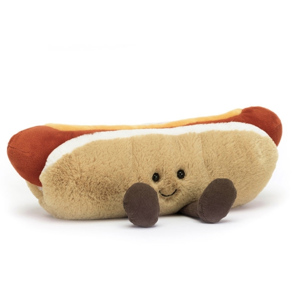 Jellycat Diner Amuseables Hot Dog Plush